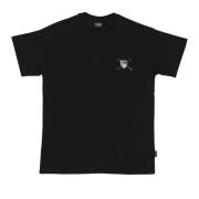 Sort Crew Neck Tee med Logo