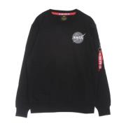 Svart Space Shuttle Crew Neck Sweatshirt