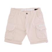 Cargo Shorts Jet Stream White