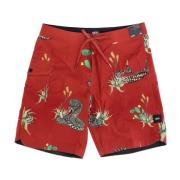 Ørken Slange Blomster Bermuda Boardshorts