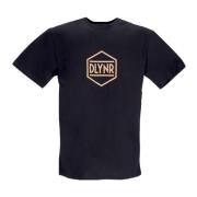 Logo Tee Svart/Khaki Kortermet