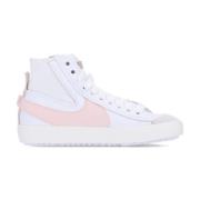 Høye Sneakers Hvit/Rosa Jumbo