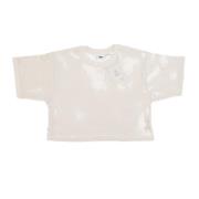 Mesh Top Tee Unbleached T-Shirt