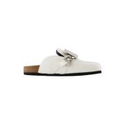 Hvitt skinn JW Anderson Flats