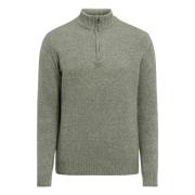 Grønn Paul Half Zip Genser & Jakker