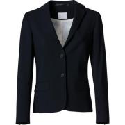 Slim Fit Italiensk Ull Blazer - Svart