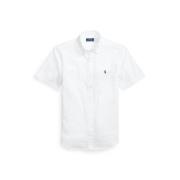 Hvit Polo Ralph Lauren Short Sleeve Sport Shirt Skjorte Kort Erm