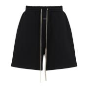 Sorte Bomullsshorts Moderne Stil