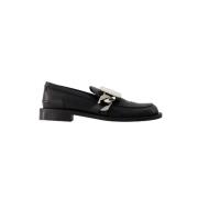 Svart skinn JW Anderson Flats