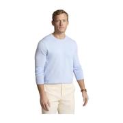 Blue Polo Ralph Lauren Cotton-Cashmere Crewneck Jumper Oxford Blue Gen...