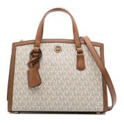 Casual Beige Tote Bag Messenger