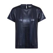 Marine Metallic O-Neck Tee