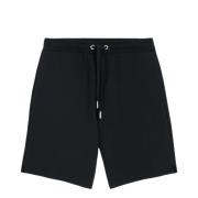 Casual Svart Bomull Elastan Shorts