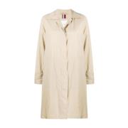 Beige Regnfrakk Trench Coat Yttertøy