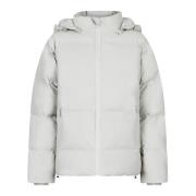 Ivory Puffer Jacket Fox C