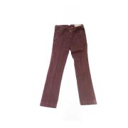 Burgunder Slim Fit Chino Bukser