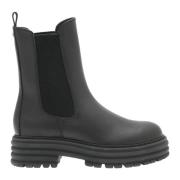 Chunky Chelsea Boots Light Black