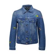 Brodert Denimjakke