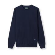 Navy Terry 777 Stilig Skjorte