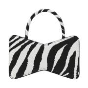 Zebra Print Sløyfe Håndveske Clutch