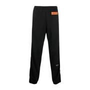 Logo Trackpants Svart Activewear Casual Stil