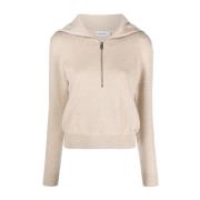 Beige Bomull Sweaters & Hoodies