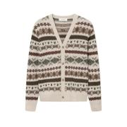 Fair Isle V-Neck Cardigan