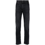 Svart Slim Fit Denim Jeans