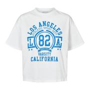 LA California Cropped Cotton Tee