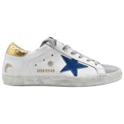 Superstar White Blue Star Sneakers