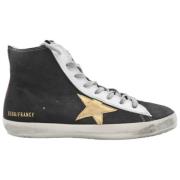 Francy Brown Gold Star Sneakers