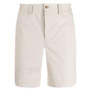 Casual Beige Bomull Elastan Shorts