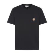 Svart Speedy Fox Patch T-skjorte