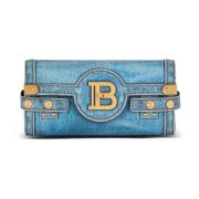 B-Buzz Pouch 23 i denim print lerret