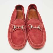 Pre-owned Suede flats