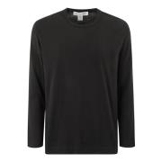 Langermet Crew-neck T-skjorte