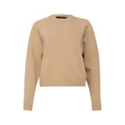 Myk Ull Crew-Neck Genser Kamel