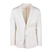 Beige Blazer for Menn