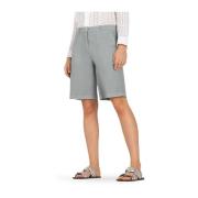 Grå Bermuda Shorts med rett passform