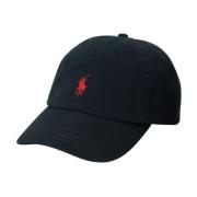 Sort Polo Ralph Lauren Sport Cap Hat Caps