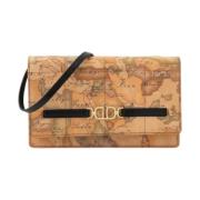 Elegant 3D Geo Pochette Veske Svart