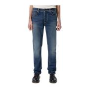 Mørkeblå Slim Fit Stretch Denim Jeans