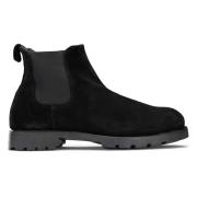 Chelsea Boots Suede Waterproof Black