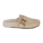 Shearling Mule Sandaler