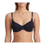 Svart Dahu Swim Bikini Top