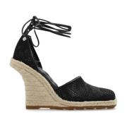 Plunge Wedge Espadrilles