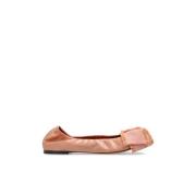 Satin ballettflats