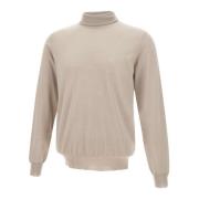 Merino Ull Turtleneck Sweater Beige