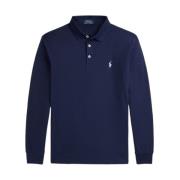 Custom Slim Fit Stretch Mesh Polo Shirt