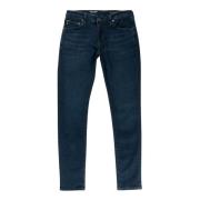 Elegant Blåsvart Skinny Denim Jeans